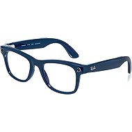 Meta RAY-BAN Meta Wayfarer (Standard) Smart Glasses (Gen 2) - Shiny Cosmic Blue, Clear to Sapphire T - Smart Glasses