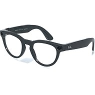 Meta RAY-BAN Meta Headliner (Standard) Smart Glasses (Gen 2) - Shiny Asteroid Grey, Clear to Emerald - Smart Glasses