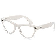Meta RAY-BAN Meta Skyler (Standard) Smart Glasses (Gen 2) - Shiny Chalky Grey, Clear to Sapphire Tra - Smart Glasses