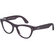 Meta RAY-BAN Meta Skyler (Standard) Smart Glasses (Gen 2) - Shiny Mystic Violet, Clear to Amethyst T - Smart Glasses