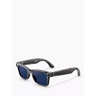 Meta RAY-BAN Meta Wayfarer (Standard) Smart Glasses (Gen 2) - Shiny Transparent Grey, Clear to Sapph - Smart Glasses