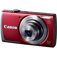 Canon PowerShot A3400 IS red - Digital Camera