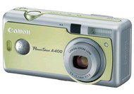 Canon PowerShot A400 - zelený, kompakt 3.2 mil. pixelu  - Digital Camera
