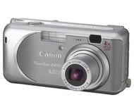 Canon PowerShot A430 šedý (grey), CCD 4 Mpx, 3x zoom, 1,8" LCD, 2x AA, SD - Digital Camera