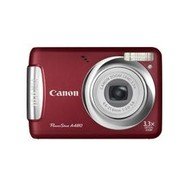 Canon PowerShot A480 červený - Digitálny fotoaparát