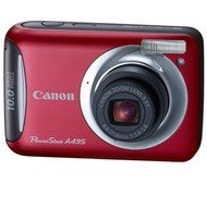 CANON PowerShot A495 red - Digital Camera