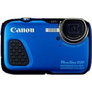 Canon PowerShot D30 kék - Digitális fényképezőgép