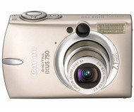 Sada Canon Digital IXUS 750 béžový (beige), CCD 7 Mpx, 3x zoom, 2.5" LCD, Li-Ion + tiskárna Canon Se - Digital Camera