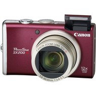 CANON PowerShot SX200 IS red - Digital Camera