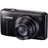 Canon PowerShot SX260 HS black + cover Canon + SDHC karta 8GB - Digital Camera