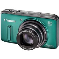 Canon PowerShot SX260 HS green + cover Canon + SDHC karta 8GB - Digital Camera