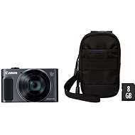 Canon PowerShot SX620 HS, schwarz, Essential Kit - Digitalkamera
