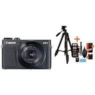 Canon PowerShot G9 X Mark II čierny + Rollei Foto Starter Kit 2 - Digitálny fotoaparát