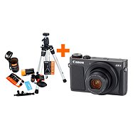 Canon PowerShot G9 X Mark II, Black + Rollei Starter Kit - Digital Camera