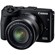Canon EOS M3 schwarz  + EF-M 18-55 mm - Digitalkamera