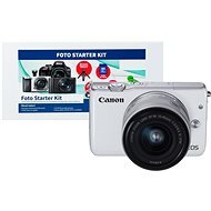 Canon EOS M10 White + EF-M 15-45mm F3.5 - 6.3 IS STM + Alza Photo Starter Kit - Digital Camera