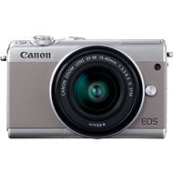 Canon EOS M100 sivý + M15-45mm strieborný - Digitálny fotoaparát