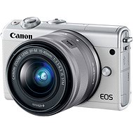 Canon EOS M100 White + M15-45mm Silver - Digital Camera