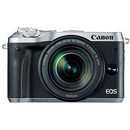 Canon EOS M6 ezüst + EF-M 18-150mm - Digitális fényképezőgép