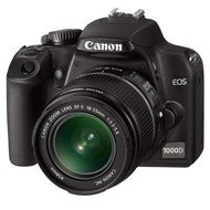 Digital SLR CANON EOS 1000D + lenses EF-S 18-55mm DC - DSLR Camera