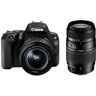 Canon EOS 200D Black + 18-55mm IS STM + TAMRON 70-300mm - Digital Camera