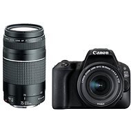 Canon EOS 200D Black + 18-55mm DC III + 75-300mm DC III - Digital Camera