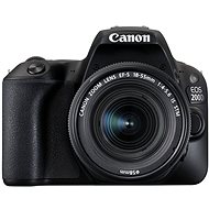 Canon EOS 200D Black + 18-55mm DCIII + 75-300mm DCIII + Canon Starter Kit - Digital Camera