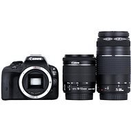 Canon EOS 100D body + EF-S 18 - 55 mm IS STM + 75 - 300 mm DC III - Digitálna zrkadlovka