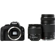 Canon EOS 100D body + objektiv EF-S 18-55mm DC III + objektiv 75-300mm DC III - DSLR Camera