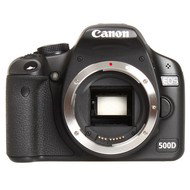CANON EOS 500D including lens EF-S 18-135 IS - DSLR Camera