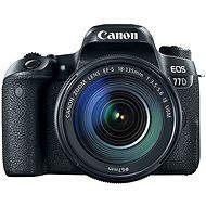 Canon EOS 77D fekete + 18-135mm IS USM - Digitális fényképezőgép