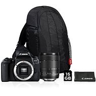 Canon EOS 77D, fekete + 18-135mm IS USM Value Up Kit - Digitális fényképezőgép