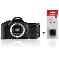 Canon EOS 2000D + 18-55 mm IS II + LP-E10 - Digitalkamera
