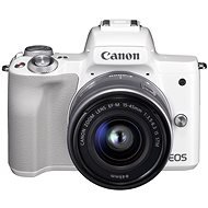 Canon EOS M50 biely + EF-M 15–45 mm IS STM - Digitálny fotoaparát