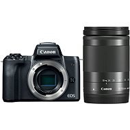 Canon EOS M50 fekete + EF-M 18-150 mm IS STM - Digitális fényképezőgép