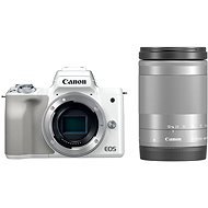 Canon EOS M50 fehér + EF-M 18-150 mm IS STM - Digitális fényképezőgép