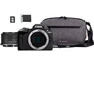 Canon EOS R50 fekete + RF-S 18-45 IS STM TRAVEL KIT - Digitális fényképezőgép