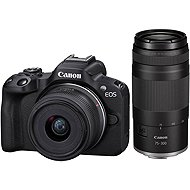 Canon EOS R50 black + RF-S 18-45mm f/4.5-6.3 IS STM + RF 75-300mm f/4-5.6 - Digital Camera