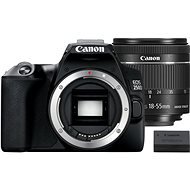 Canon EOS 250D fekete + EF-S 18-55 mm f/4-5.6 IS STM + LP-E17 - Digitális fényképezőgép