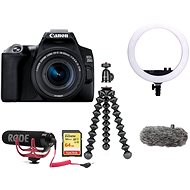 Canon EOS 250D, Black + 18-55mm IS STM Vlogger Kit Premium - Digital Camera