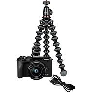 Canon EOS M6 Mark II + EF-M 15-45 mm f/3.5-6.3 IS STM Webcam Kit fekete - Digitális fényképezőgép