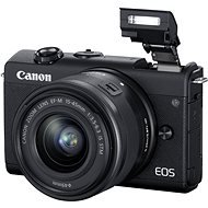 Canon EOS M200 + EF-M 15-45mm f/3.5-6.3 IS STM, Black - Digital Camera