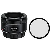 Canon EF 50mm f / 1.8 STM + UV szűrő Polaroid - Objektív