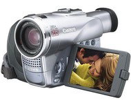 Canon DM-MVX200i, CCD 1.33 Mpx, 14x opt./ 280x dig. zoom, DO, SD/MMC, DV in/out, AV in/out - -