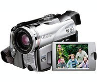 Canon DM-MVX25i, CCD 2.23 Mpx, 14x opt./ 280x dig. zoom, DO, SD/MMC, DV in/out, AV in/out - -