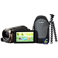 Canon LEGRIA HF R56 brown - Premium kit - Digital Camcorder