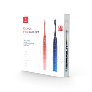 Oclean Find Duo Set Sonic Electric Toothbrush Red&Blue - Electric Toothbrush