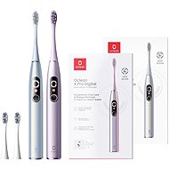 Oclean X Pro Digital Duo Set Silver & Purple 2 pcs - Electric Toothbrush
