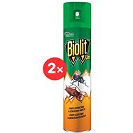 BIOLIT UNI 007 Spray repülő és mászó rovarok ellen 2×300 ml - Rovarriasztó