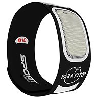 PARA'KITO Sports Bracelet, Black + 2 Refills - Mosquito Repellent Bracelet